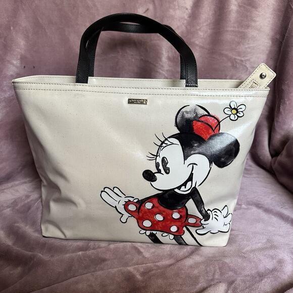Kate Spade Minnie Mouse Bag Disney Tote Purse - Picture 1 of 12